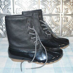 Blue Suedeshoes Size 7 Black Suede Outsole Outdoor Flannel Insole Duck Boots